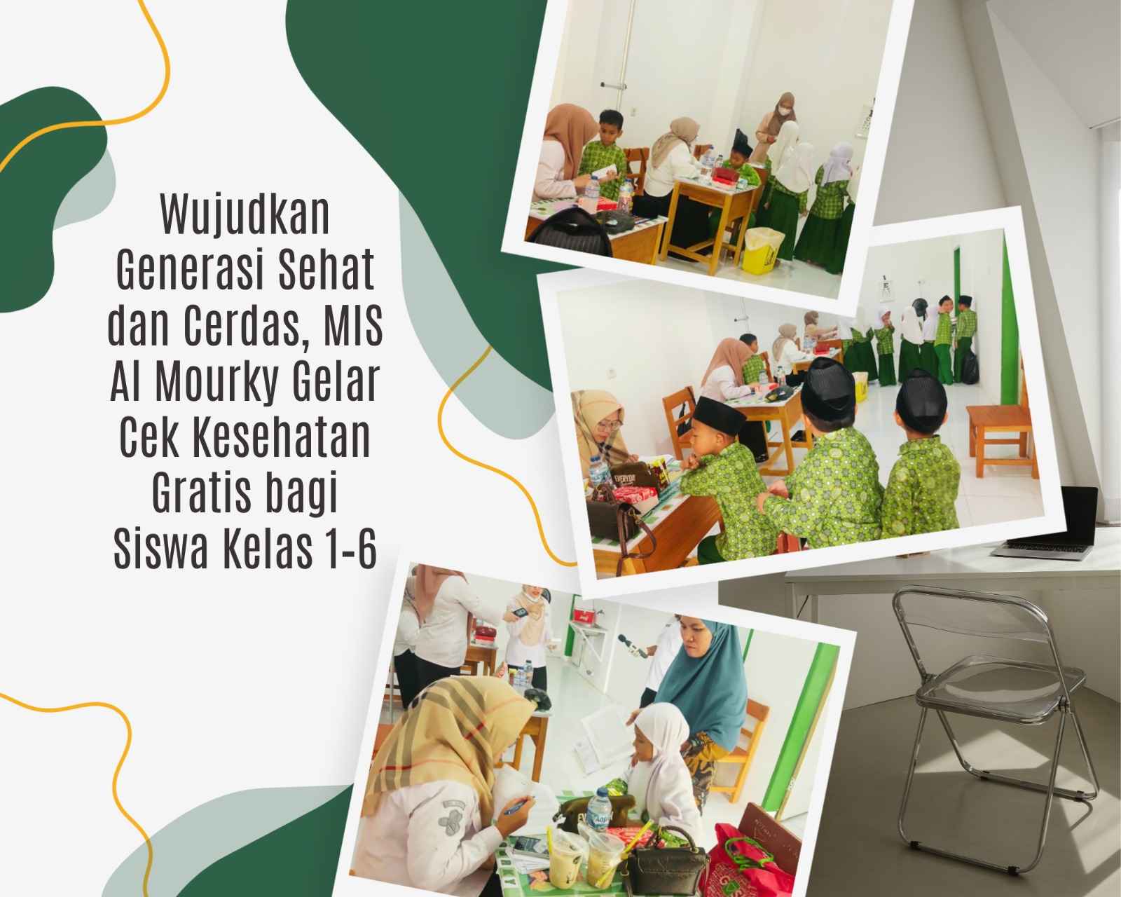 Wujudkan Generasi Sehat dan Cerdas, MIS Al Mourky Gelar Cek Kesehatan Gratis bagi Siswa Kelas 1–6